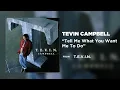 Tevin Campbell - Tell Me What You Want Me To Do (Official Audio)