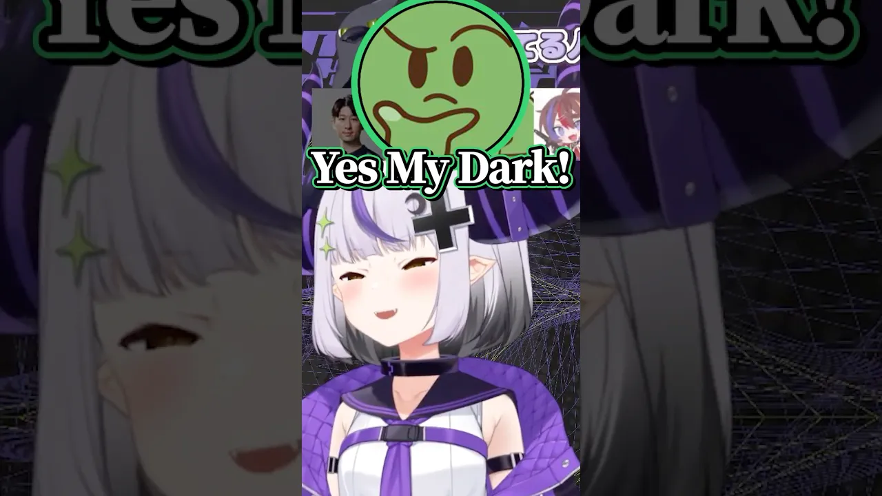 ラプ様にYes My Dark!!って言いたいだけの人達 【みこだよ/ぐちつぼ/メルトン/Killin9Hit/ラプラス・ダークネス】#shorts