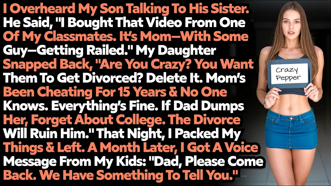 Outline Video My Kids Went On A Vacation w/ My Cheating Wife's Affair Partner. When They Got Back. Sad Audio Story