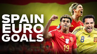 Every Spain Goal from Euro 2008 2012 2024
