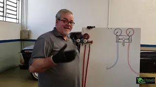 Como instalar e remover o Manifold do sistema de ar condicionado de um veiculo!
