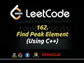 162 Find Peak Element Using C Leetcode problem Binary Search series