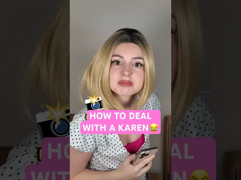 POV: how to deal with a Karen…#pov #funnyvideo #karen #skit