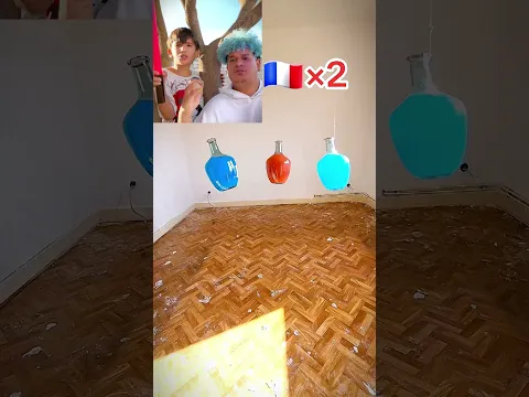 Azul vs rojo 😱