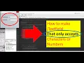 How to make jTextfield that only accepts Characters or Numbers