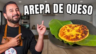 Cómo hacer AREPAS DE QUESO colombianas | Receta fácil paso a paso