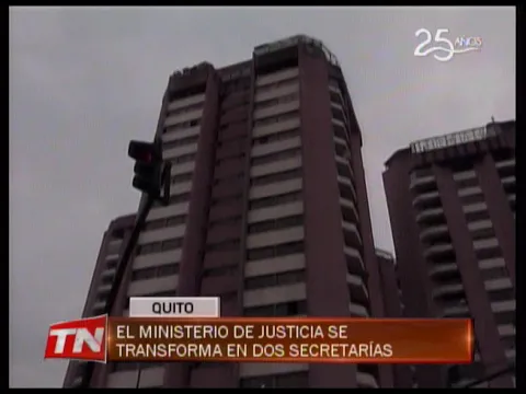El ministerio de justicia se transforma en dos secretarías