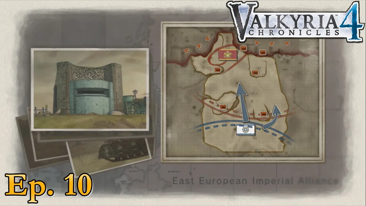 Valkyria Chronicles 4 | Ep. 10 | Chapter 4 (The Battle of Siegval - Map 1)