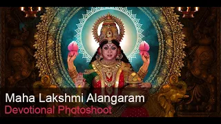 Maha Lakshmi Alangaram | Harshadjee Studio | Devotional Photoshoot | ✆ 7305534201