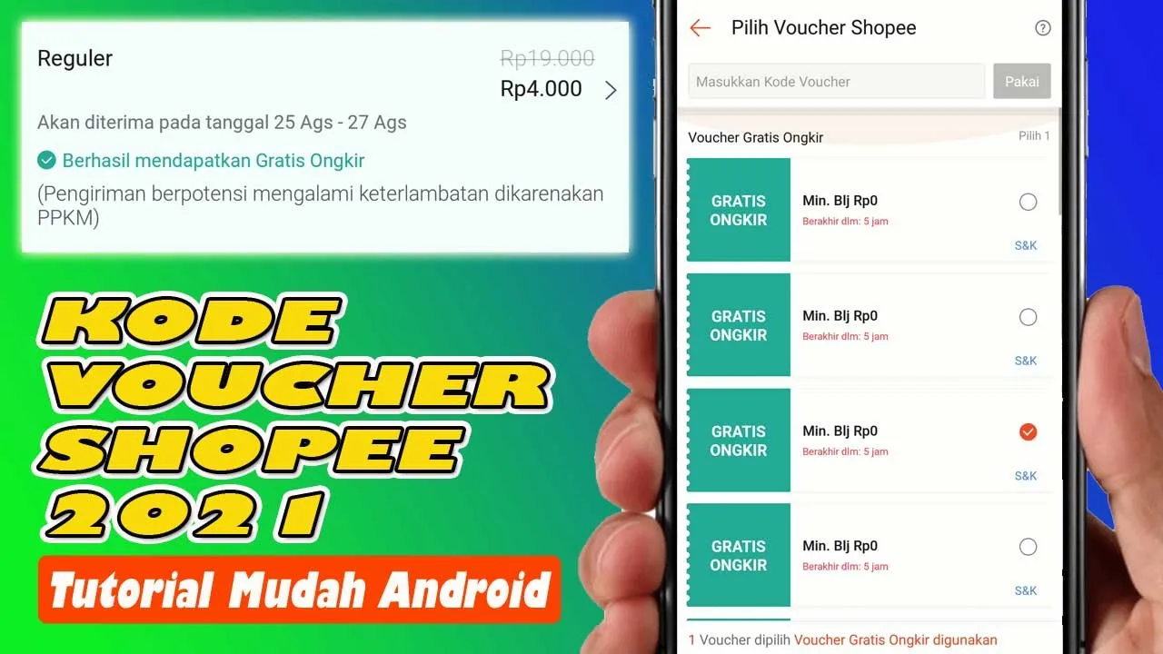 CARA MENDAPATKAN VOUCHER BELANJA DI SHOPEE 2021