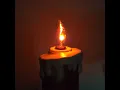 Empire blow mold candle