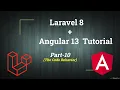Install Bootstrap in Angular 13 npm install bootstrap Laravel Angular Tutorial Part-10