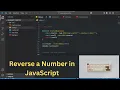 Reverse a Number in JavaScript 2-minute-coding ASMR Interview Question