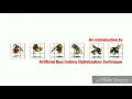 Philosophy of Artificial Bee Colony Optimisation Technique