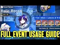 How To OPTIMALLY Use Relic Recon Get The BEST Results You Can Honkai Star Rail 4 2 Guide
