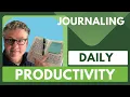 WHAT TO WRITE IN YOUR JOURNAL TO IMPROVE PRODUCTIVITY - Organize Tomorrow Today