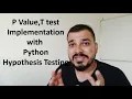 Tutorial 33 - P Value T test Correlation Implementation with Python