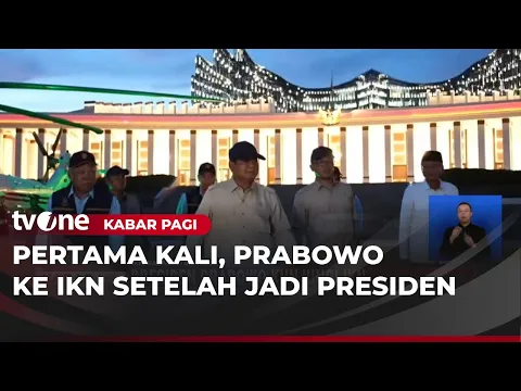 Prabowo Kunjungi IKN untuk Pertama Kalinya Sejak Jadi Presiden