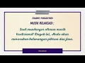Download Lagu Dengarkan alunan musik tradisional Dayak ini, Anda merasakan ketenangan pikiran dan jiwa.