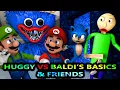 Lagu NEW BALDI'S BASICS X HUGGY WUGGY CHALLENGE! Ft. Sonic \u0026 Mario Minecraft Horror Game Animation Video