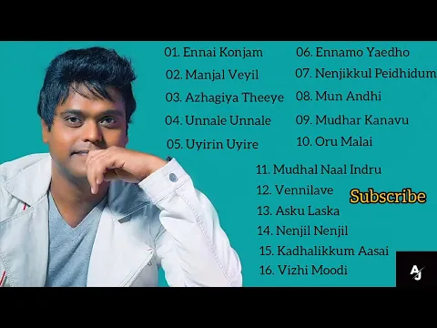 Download MP3 Harris Jayaraj Love Hits Tamil | Favourite | Harris Jayaraj Tamil Songs Collection | Jukebox Vol-01