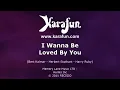 I Wanna Be Loved by You - Marilyn Monroe | Karaoke Version | KaraFun
