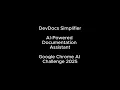 DevDocs Simplifier Chrome Extension Demo