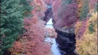 Pass Of Killiecrankie On Autumn History Visit To Highlands Of Perthshire Scotland 