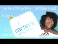 Carters Baby Boy Haul 0-3 Months