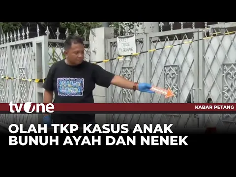 Polisi Gelar Olah TKP Kasus Pembunuhan Ayah dan Nenek oleh Remaja