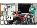 How To Buy A Used ATV