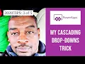 2020TIPS 3 of 8 My Cascading Drop-Down Trick for PowerApps Forms Tutorial 2020
