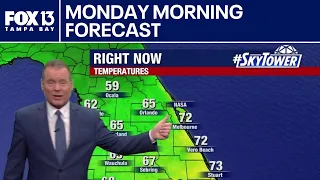 Tampa weather Monday morning forecast