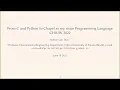 CHIUW 2022 From C and Python to Chapel as My Main Programming Language