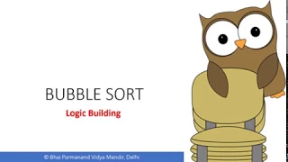 Bubble Sort Programming Class XII CS Python