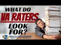 What did I look for when adjudicating VA claims as a Rating Specialist