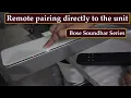 Soundbar 700 remote pairing