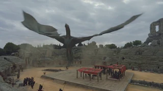 Game of Thrones S07E07 Daenerys Arrives at Dragon Pit With Her Dragons