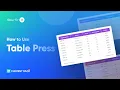 Design Best Tables in WordPress with Table Press Plugin Element Pack Pro