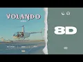 AUDIO 8D | VOLANDO (REMIX) - MORA, BAD BUNNY, SECH