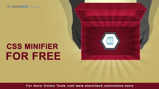 How to Minify Your CSS Free CSS Minifier Tool Website Speed Optimization