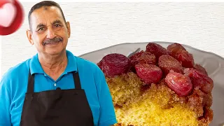 كيكة العنب الاحمر وصفة حلويات حلوة و سريعة على طريقة عبده سعيد 