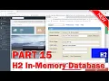 15 - H2 In-Memory Database Configuration