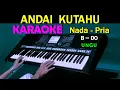 Download Lagu ANDAI KUTAHU - Ungu | KARAOKE Nada Pria, HD