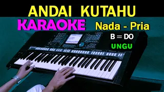 Download ANDAI KUTAHU - Ungu | KARAOKE Nada Pria, HD MP3