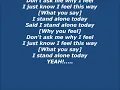 Jackyl - I Stand Alone