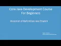 04 Dissection of MyFirstClass Java Program