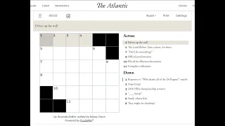 The Atlantic Crossword 2026