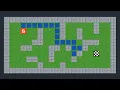 Genetic Algorithm Solves a Maze