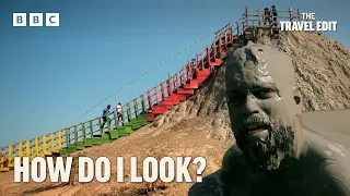 Romesh Ranganathan Plunges Into A Colombian Mud Bath | The Travel Edit